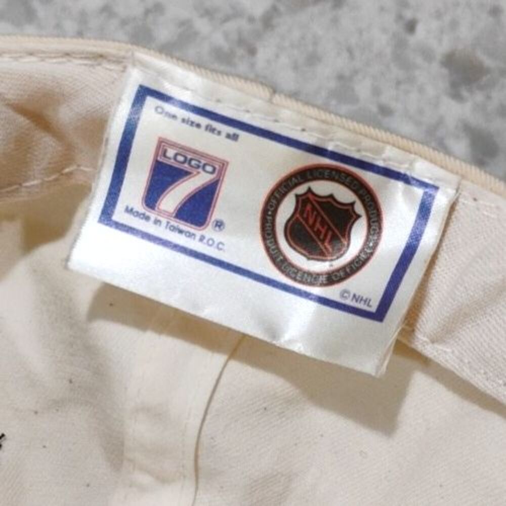 Vintage 1997 NHL Stanley Cup Playoffs Snapback Hat Cap Logo 7 White Hockey - Picture 7 of 7
